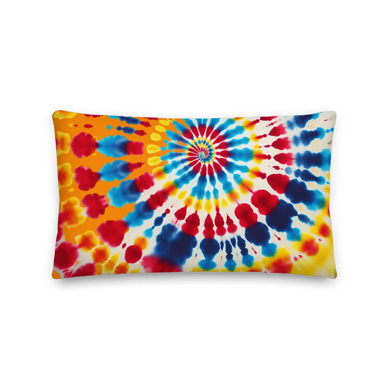 Spiral Spectrum Premium Pillow