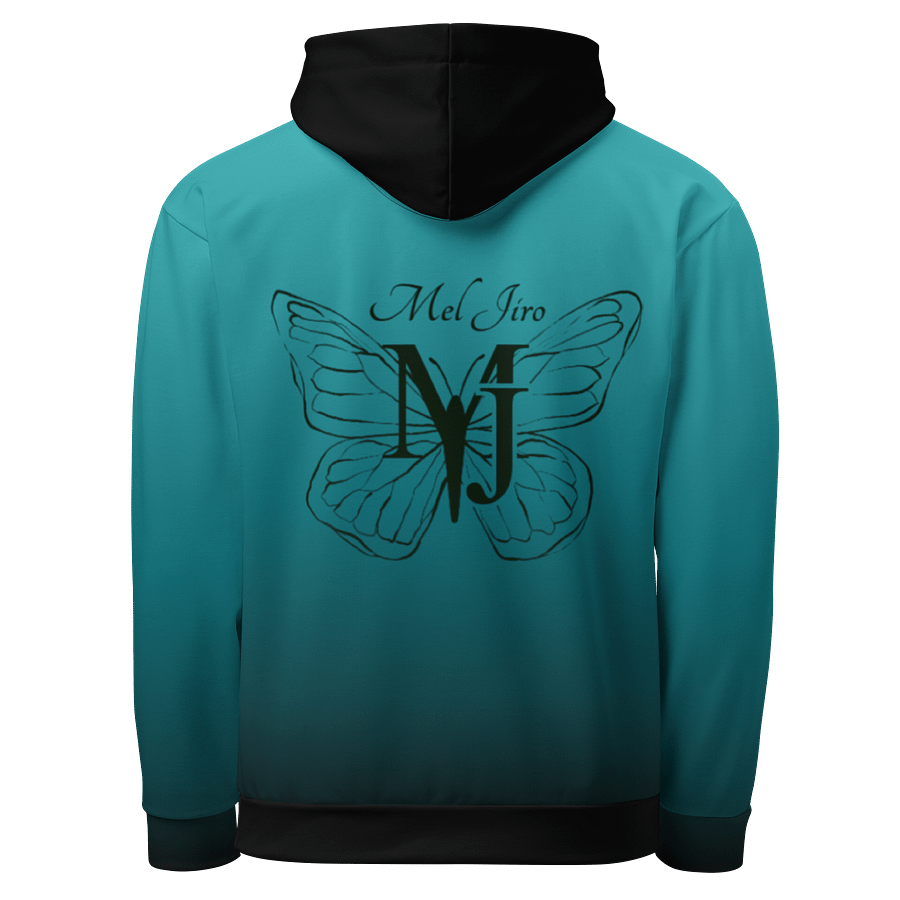 Meljiro Cyan Gradient NLE Hoodie – Fresh Color, Fierce Energy product image (3)