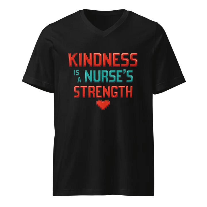 Nurse's Strength V-Neck Tee product image (1)