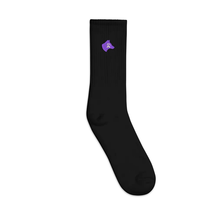 Pawsitively Yours Embroidered Crew Socks product image (1)
