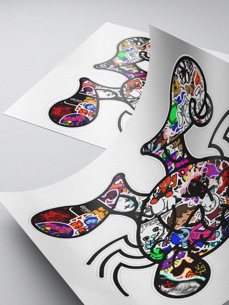 Wave 5 - Stitch-Hare Sticker Bomb Kiss Cut Sticker product image (5)