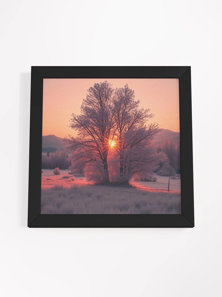 Frosty Sunrise Framed Print product image (28)