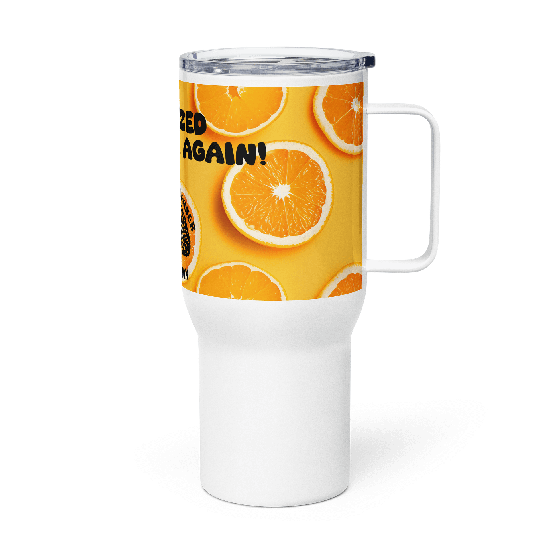 "Squeezed Together Again" Travel Mug w/ Handle product image (3)