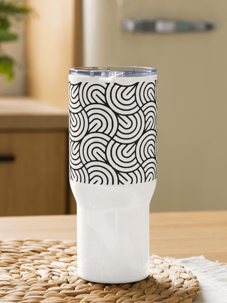 Monochrome Maze 25oz Travel Mug product image (6)