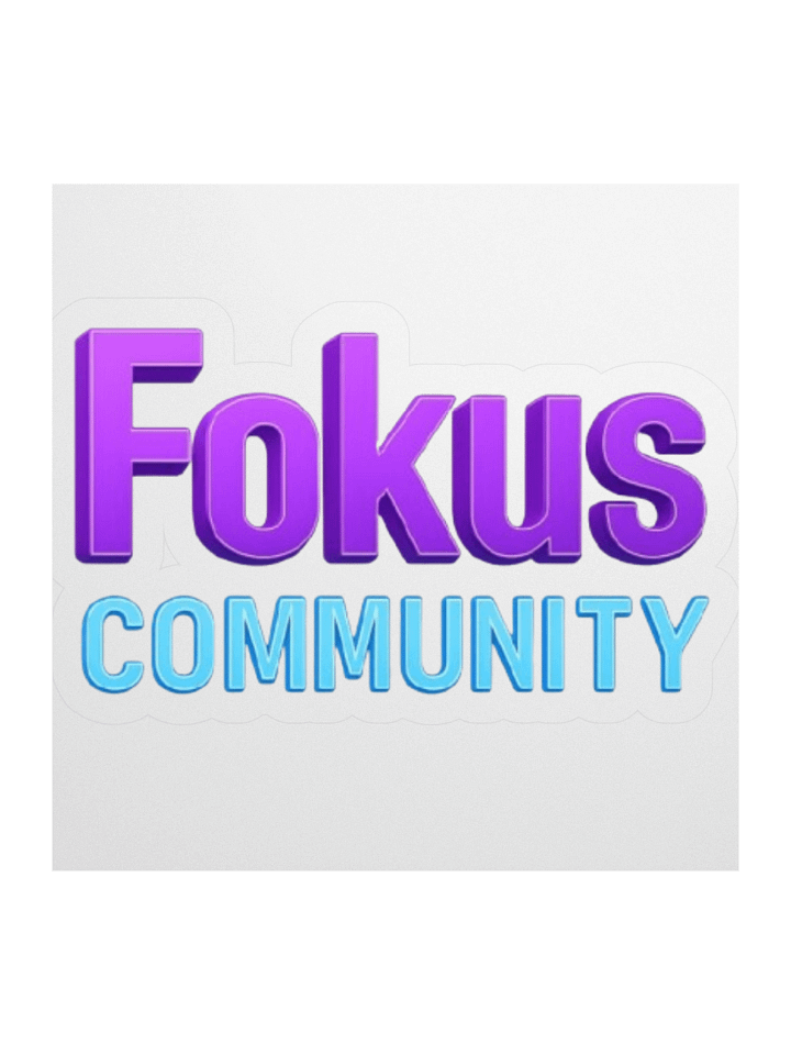 Fokus Community Aufkleber product image (1)