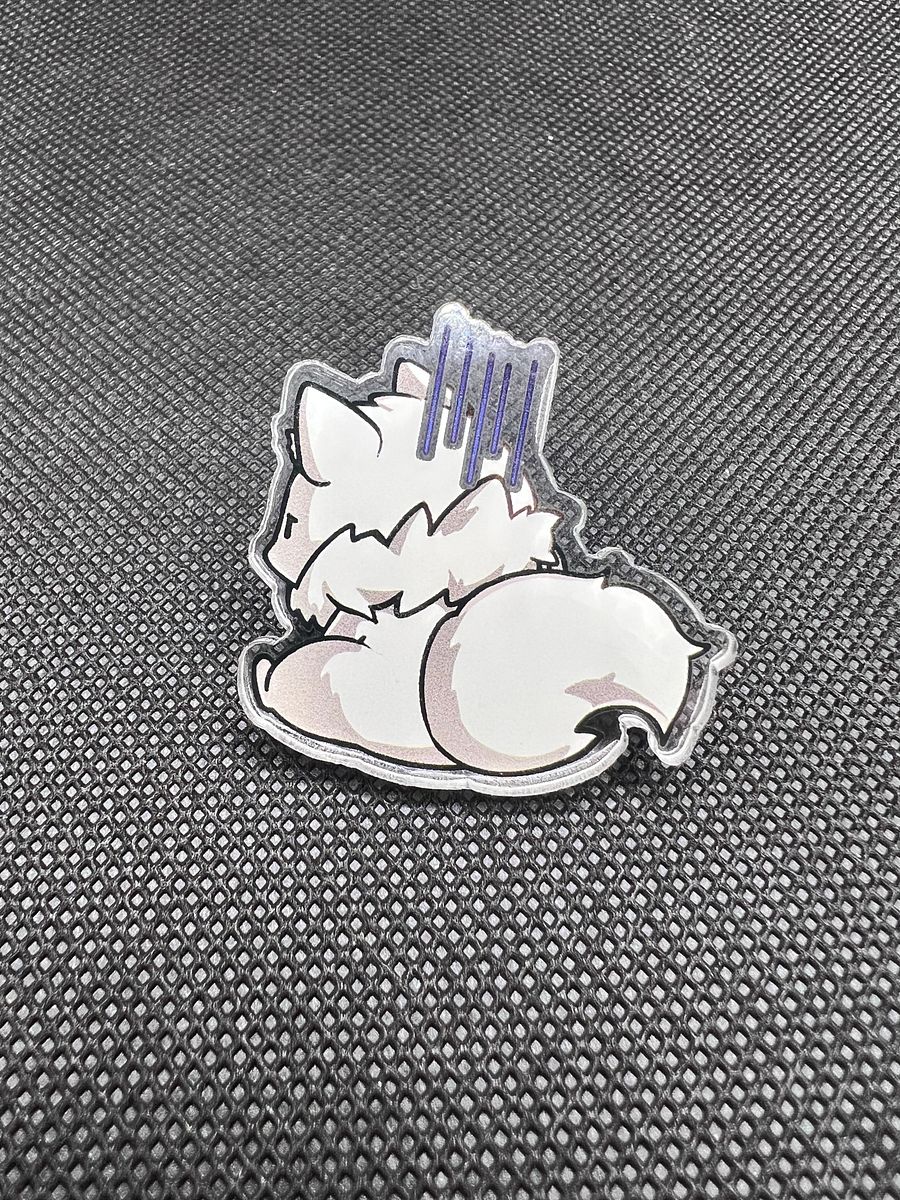 WoWoWolf Angy - Acrylic Pin product image (1)