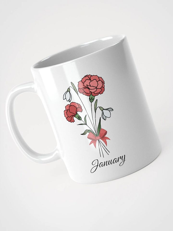 Birthday Flower Mug, January product image (2)