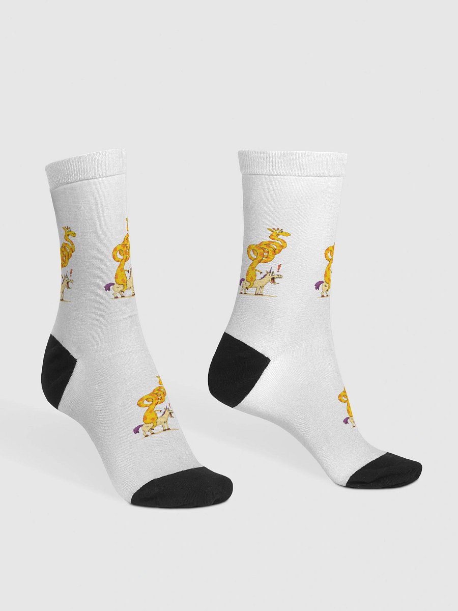 Giraffe on Unicorn Socks product image (3)