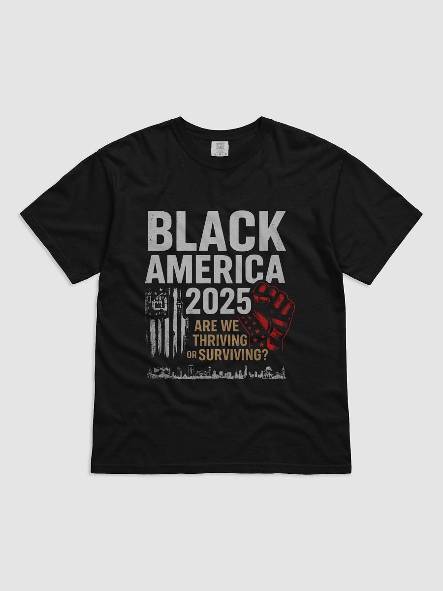 Black America 2025 Raised Fist T-Shirt product image (1)