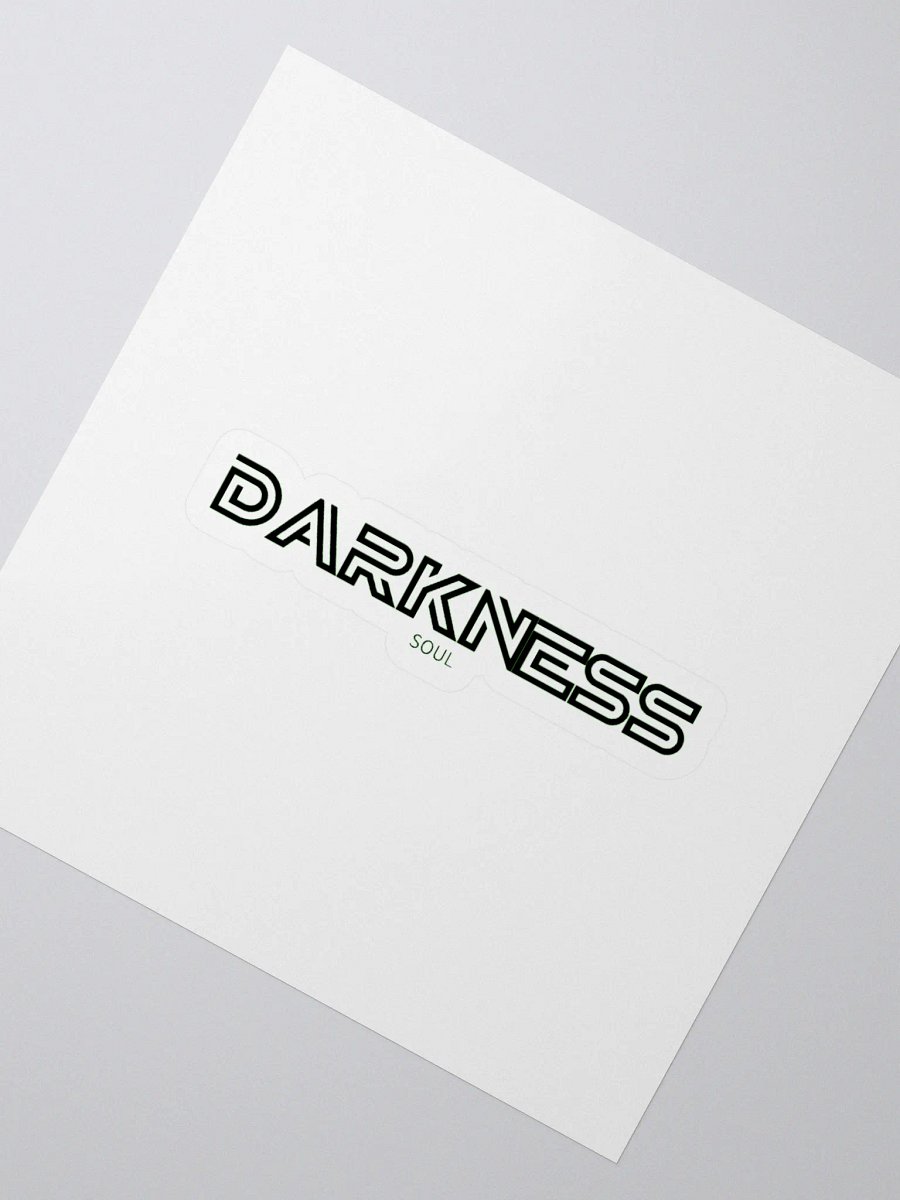 Darkness logo sticker product image (2)