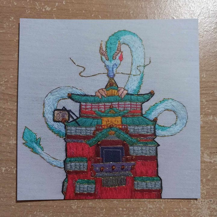Spirited Away Embroidery Print product image (2)
