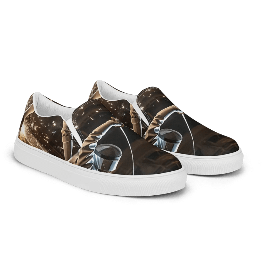 Fencing Duel Canvas Slip-Ons product image (3)