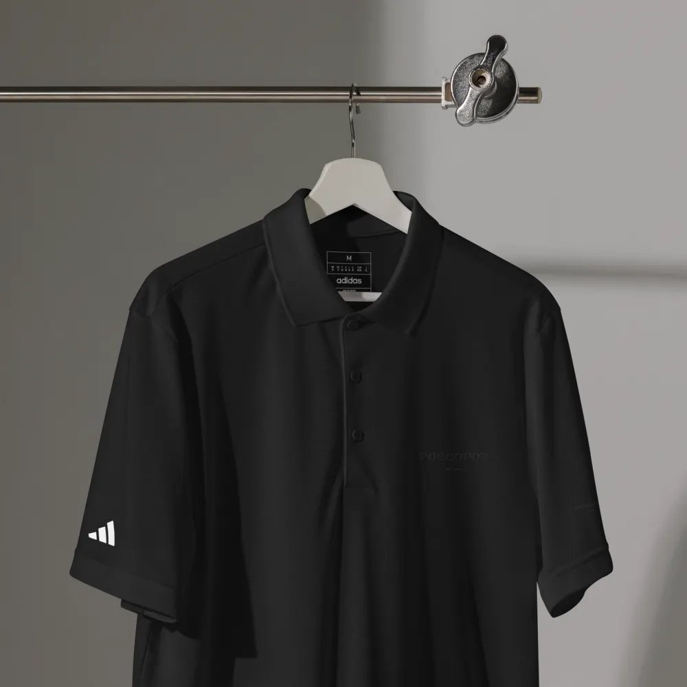 RoccoRox Adidas Polo Tee All Black product image (5)