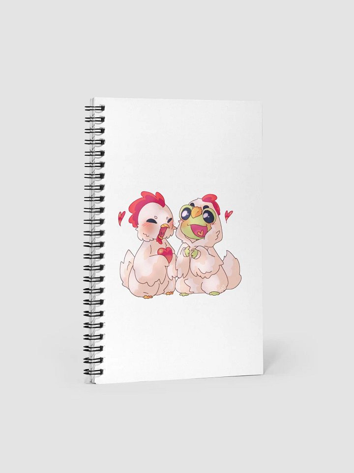 'Hop and Flutter into Love' Spiral Notebook product image (1)