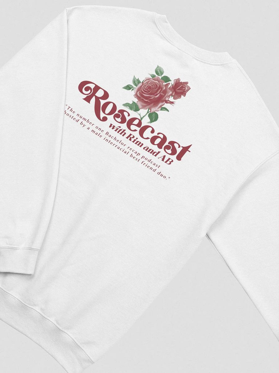 Retro Rose Crewneck Sweatshirt (Front and back) product image (2)