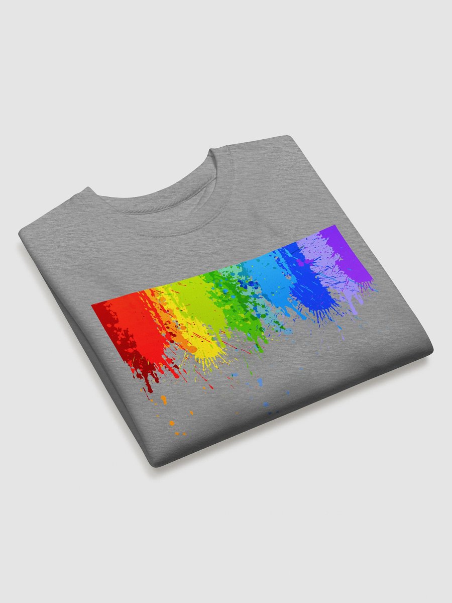 Rainbow Splatter Pride Sweatshirt product image (9)