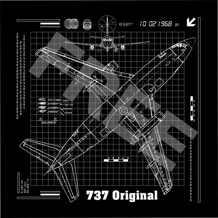 737 Original Printable Poster product image (1)