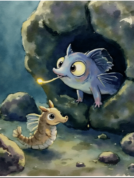Sparkle's Bright Idea: A Glowing Tale of Courage and Friendship in the Deep Dark Sea product image (5)