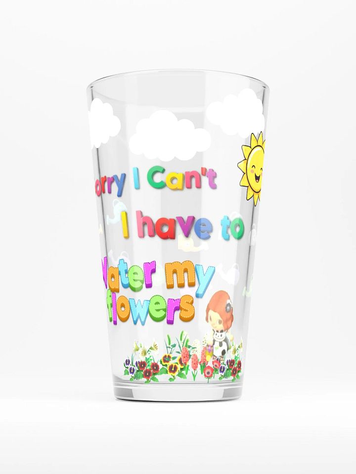 Sorry I Can't Tall Glass product image (1)