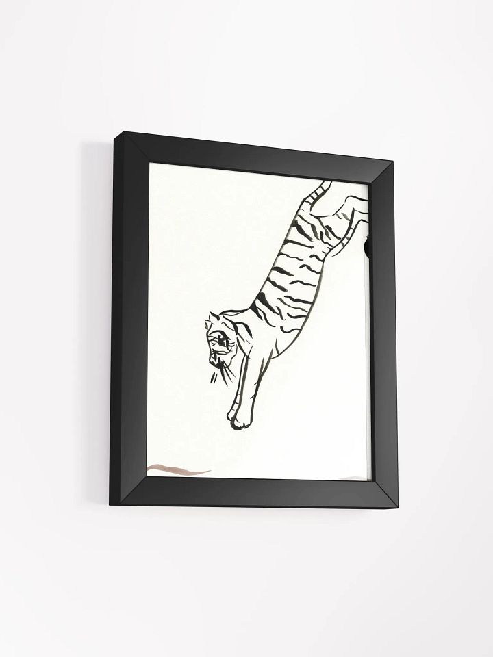 Jumping Tiger Framed Print product image (4)