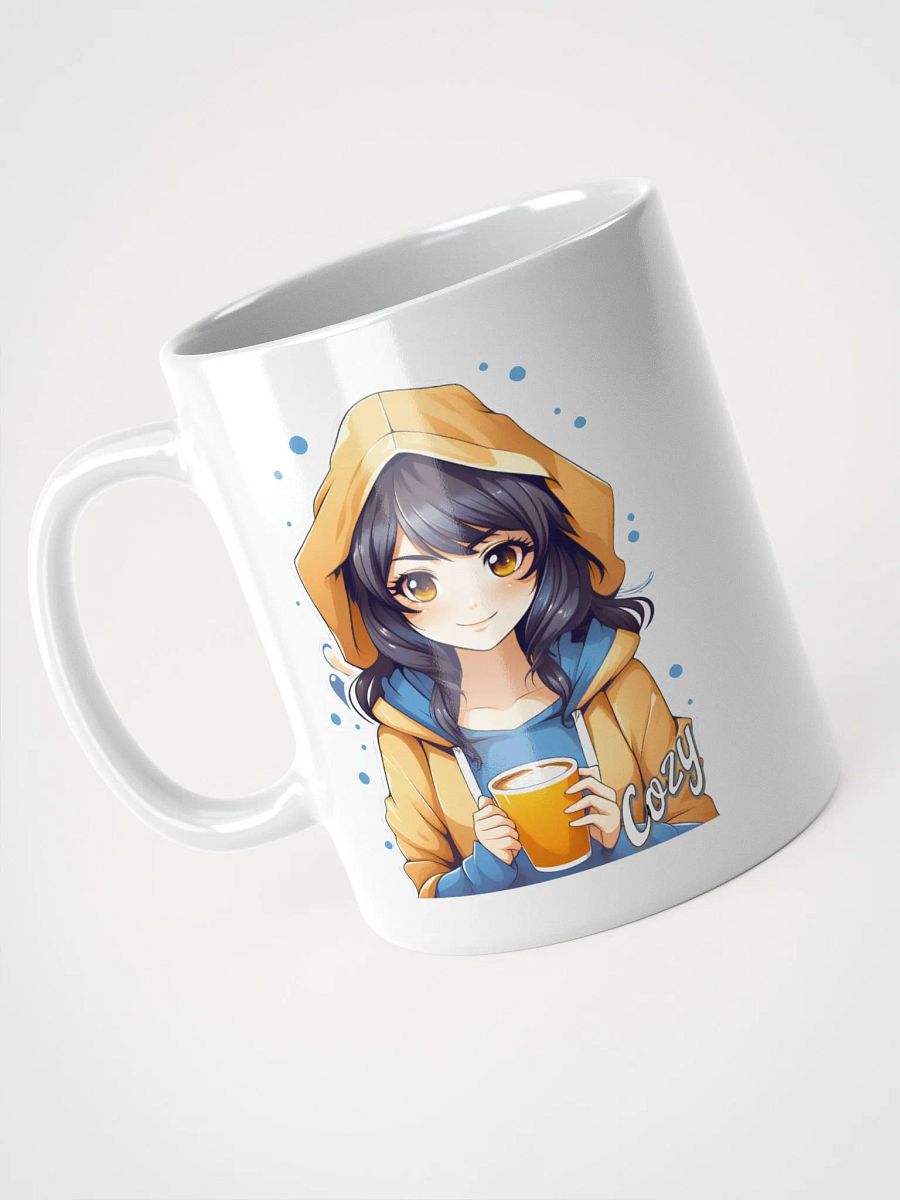 Cozy Kawaii Anime Girl - Coffee or Soup Mug - 11 oz - 15 oz - 20 oz - v2 product image (4)