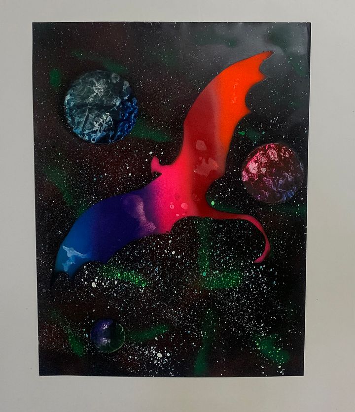Dragon Spray paint art product image (1)