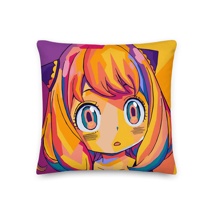 Spy x Family - Anya Forger Vibrant Pop Art Pillow product image (3)