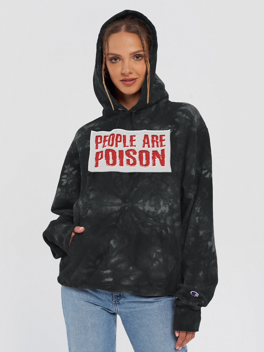 PEOPLE ARE POISON Champion Tie-Dye Hoodie product image (13)