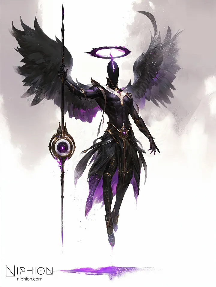 High-Resolution Digital Art – Nebula Archangel, Character Design #13 product image (1)