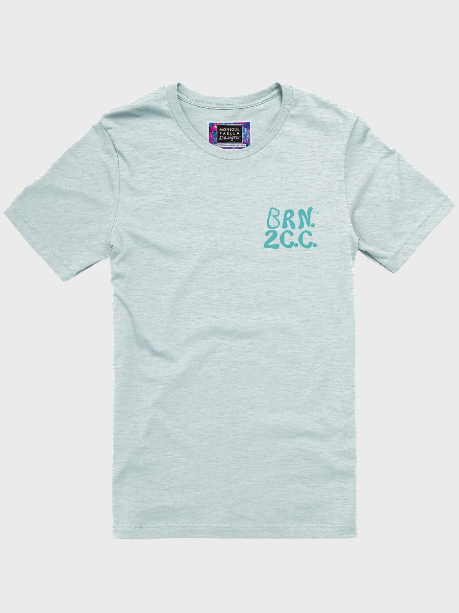 Men's | BOURNE to Cape Cod™ | Supersoft T-Shirt by Bella+Canvas | Deep Turquoise Logo on Light Neutrals product image (5)