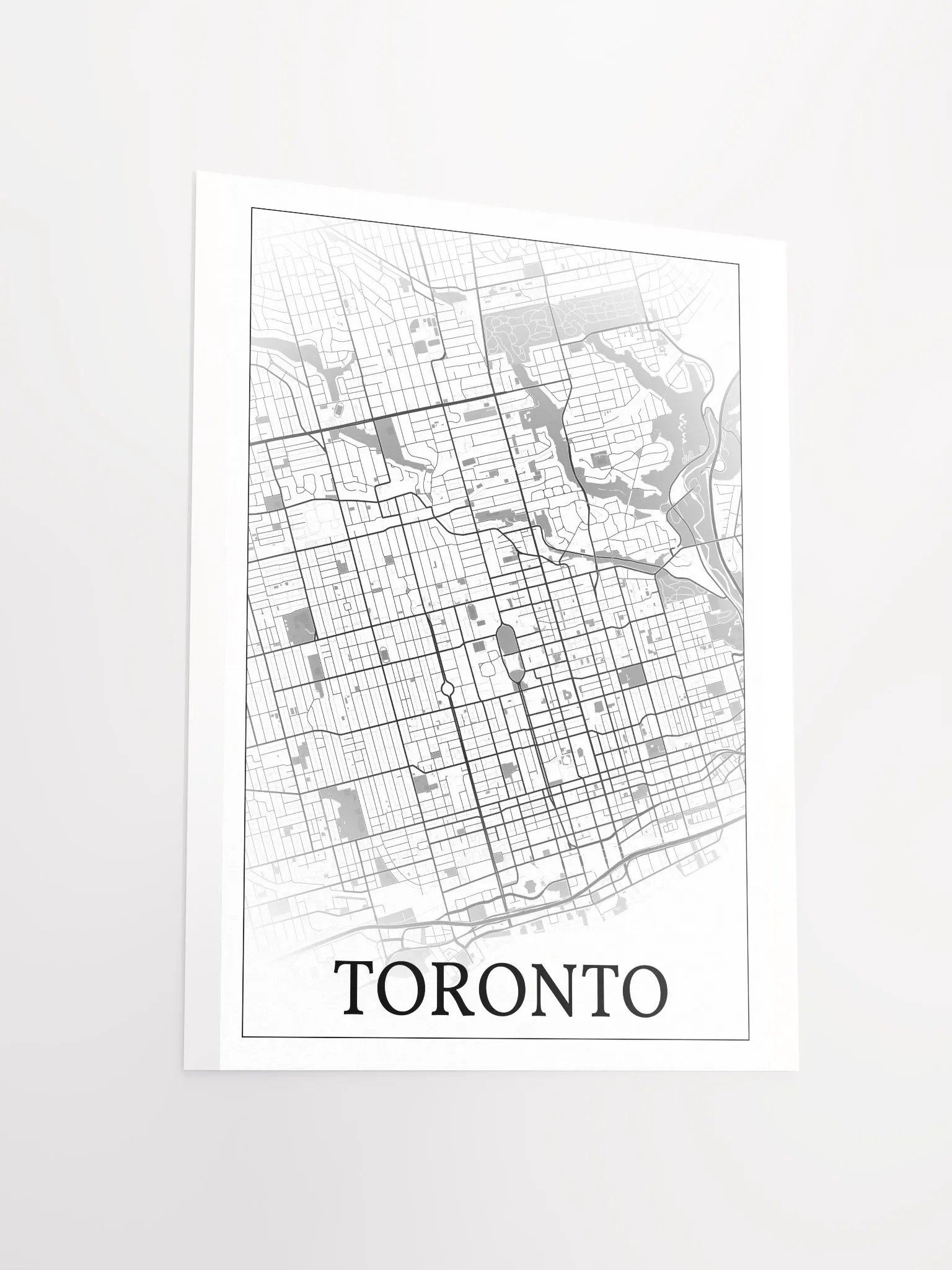 Toronto, Canada, city map print product image (12)
