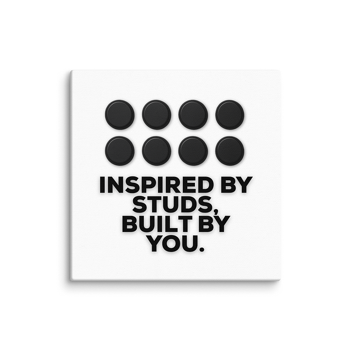 Inspired by Studs Canvas Print product image (1)