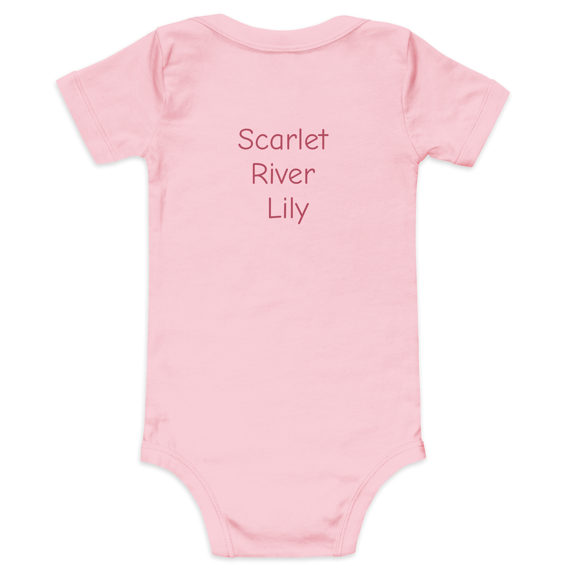 Mom and Baby Set-African Ellie & Scarlet River Lily-Cotton Baby Onesie product image (2)