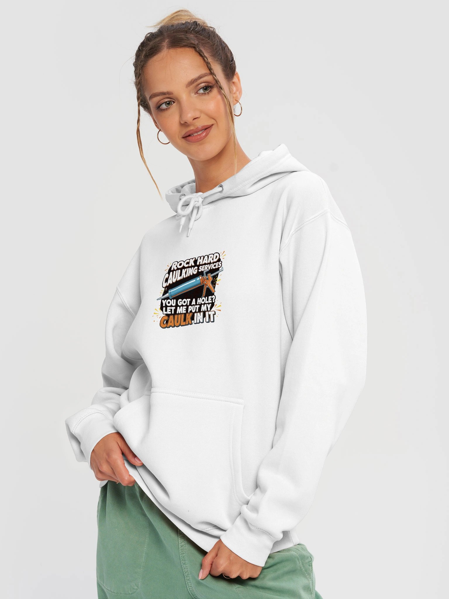 Rock Hard Caulking Service Hoodie product image (1)
