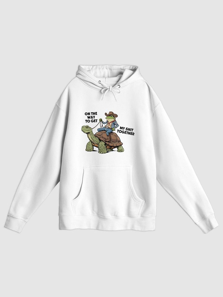 Cowboy Frog Riding Turtle Hoodie product image (2)