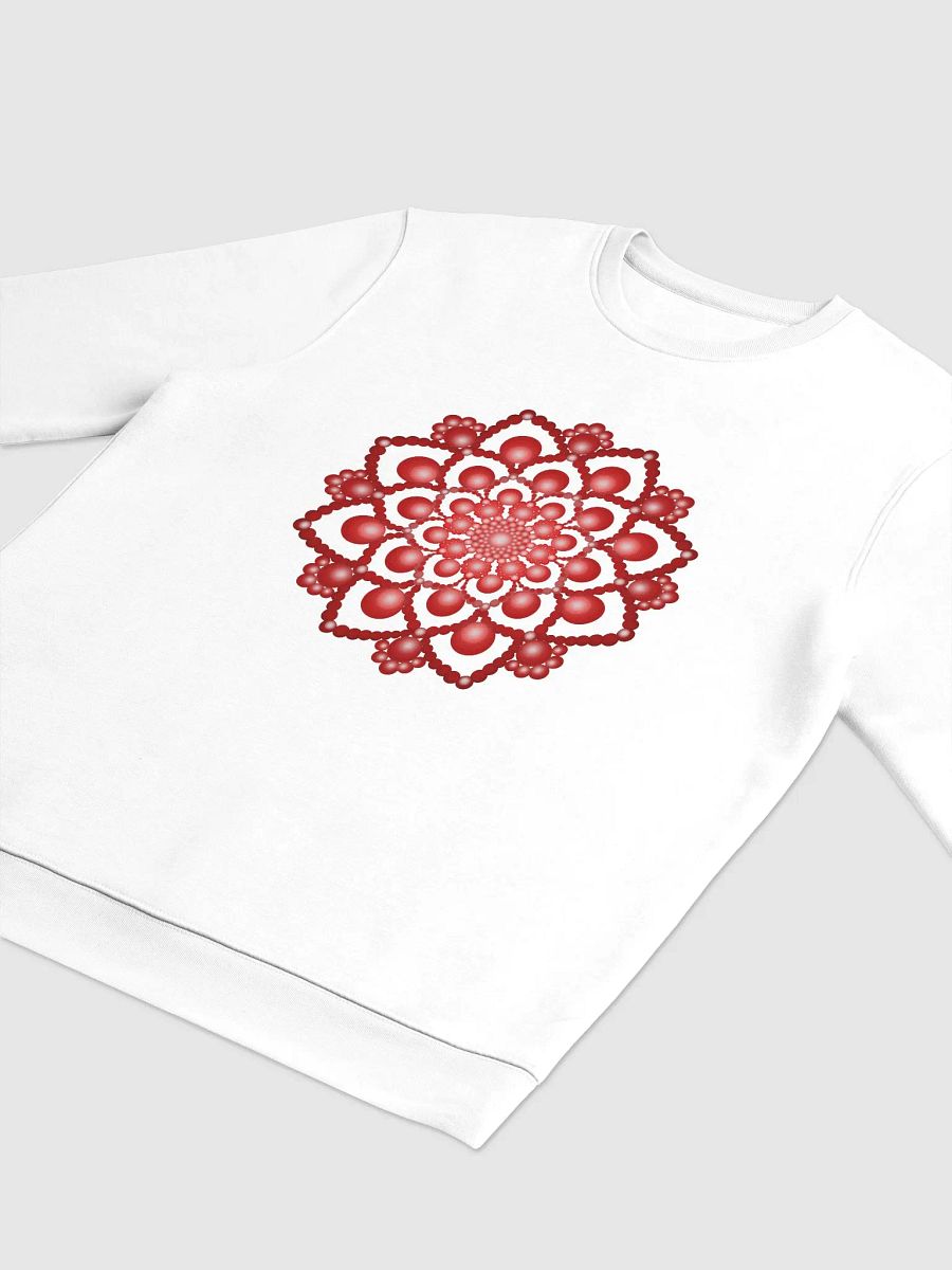 Red Dot Mandala Unisex Eco Sweatshirt product image (3)