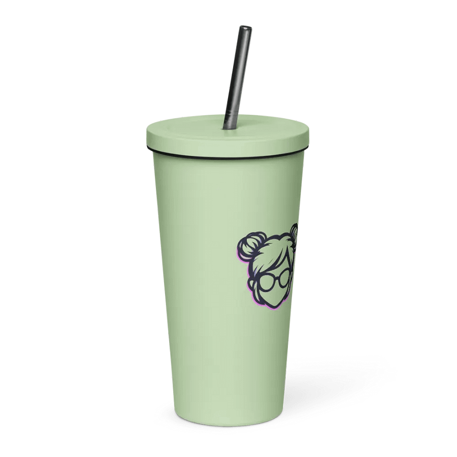 JustCabrian Logo Insulated Tumbler with straw product image (47)