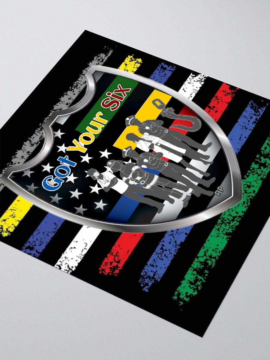 Got Your Six RP Emergency Kiss Cut Sticker product image (3)