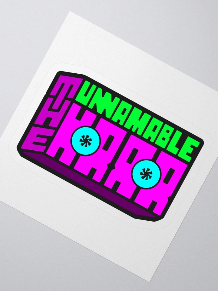 The Unnamable Horror - VHS (Sticker) product image (2)