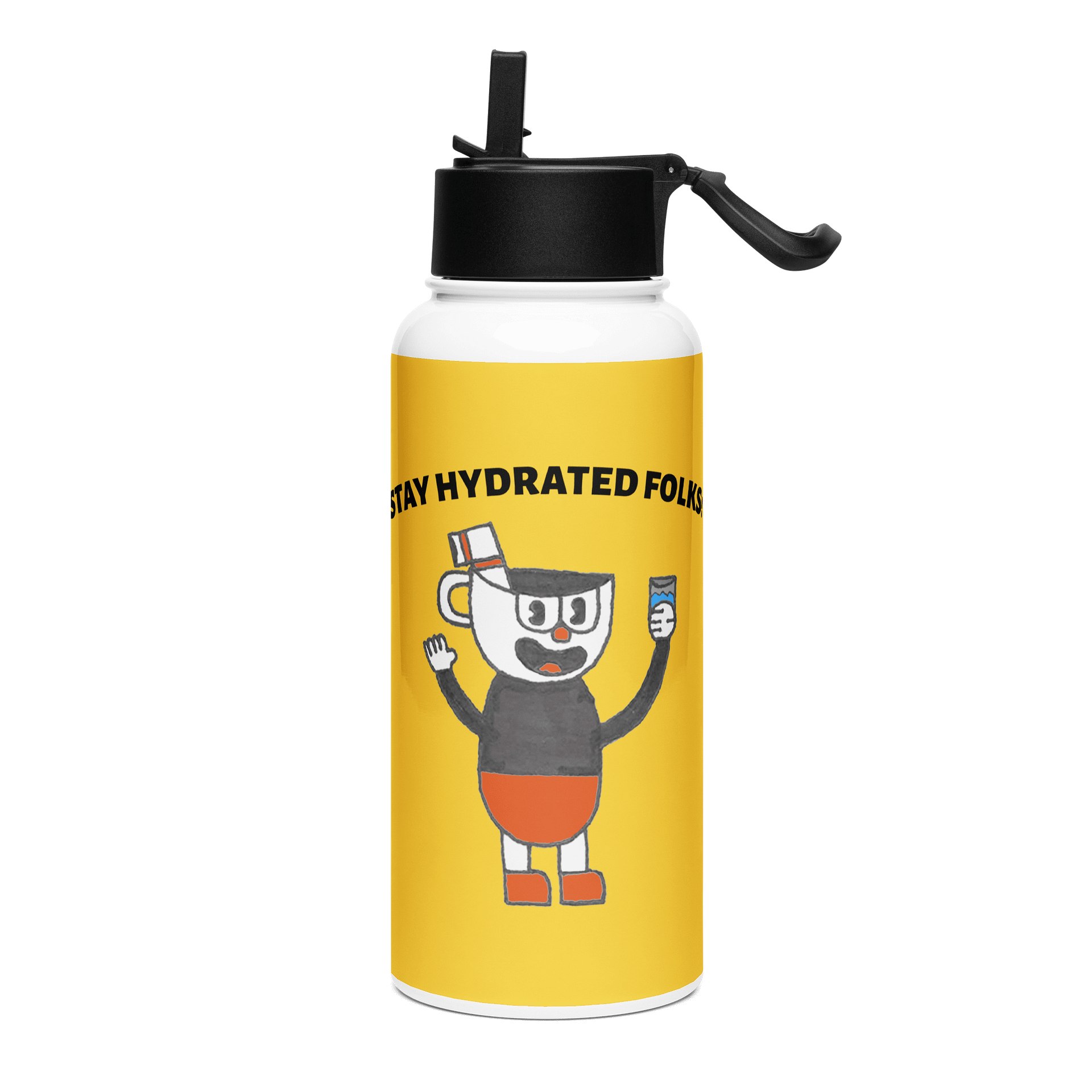 Cuphead Stainless Steel Bottle product image (1)