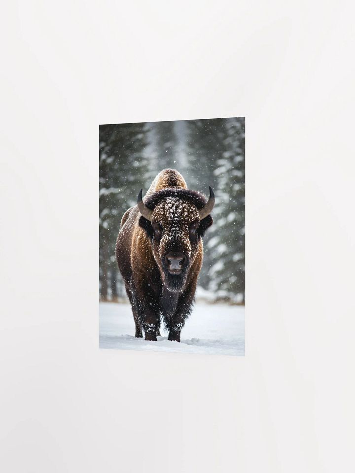 The Frosty Guardian: The Mighty Bison Poster product image (11)
