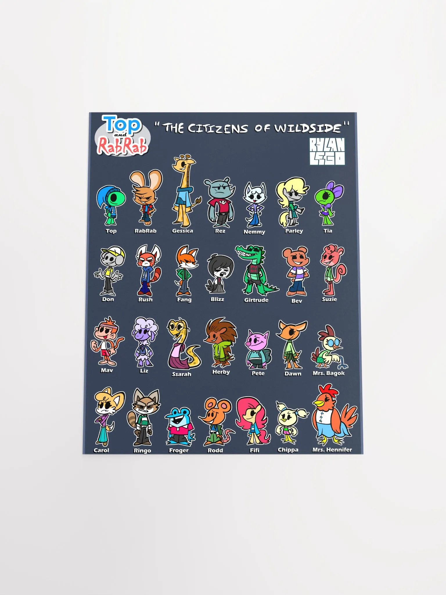 Top and RabRab Wildside Citizens Poster product image (4)