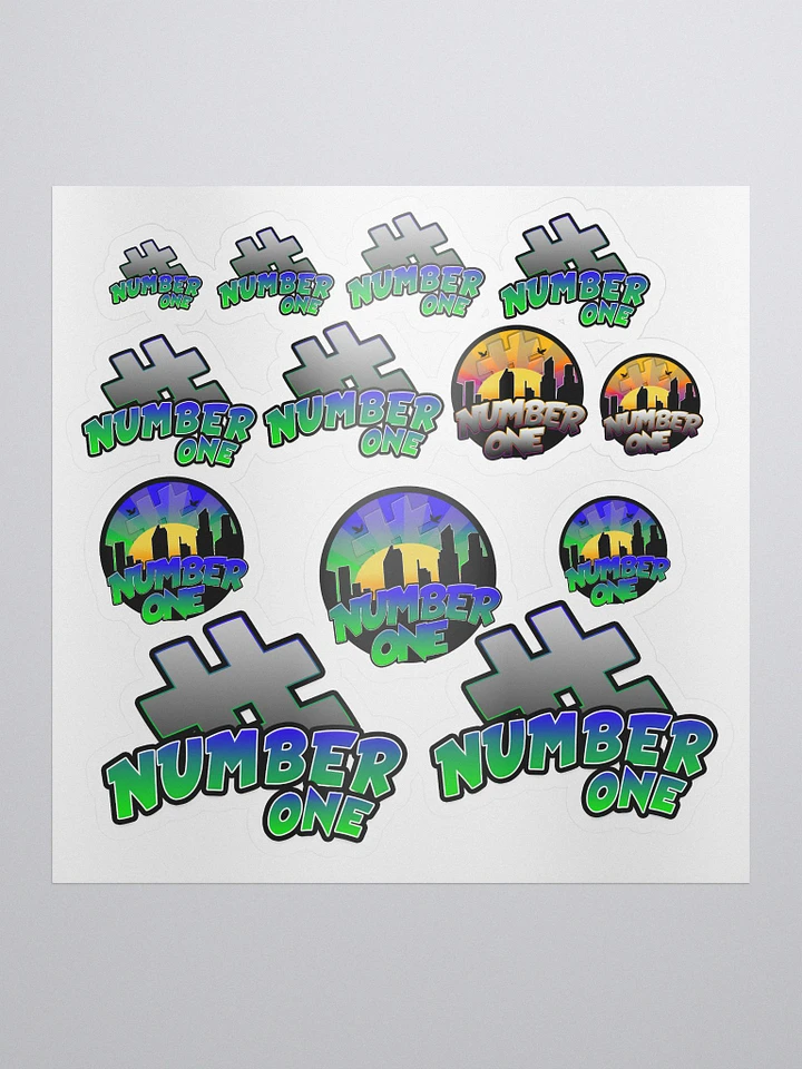 NUMBER ONE STICKER product image (1)