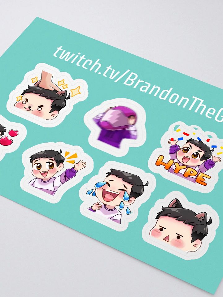 Emotes Sticker Sheet - Tapi Edition product image (2)
