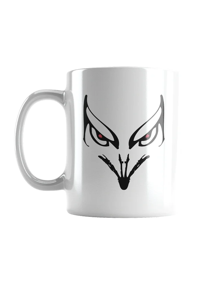 Fierce Predator Eyes White Glossy Mug product image (2)