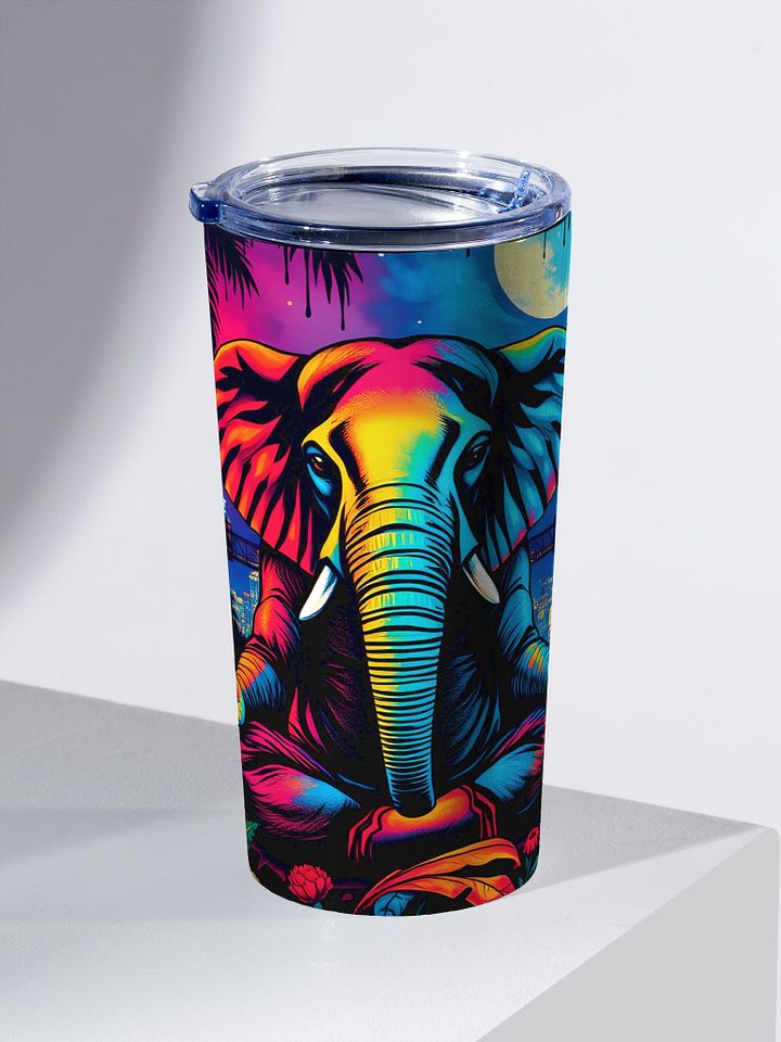 Neon Elephant Meditative 20oz Tumbler product image (2)