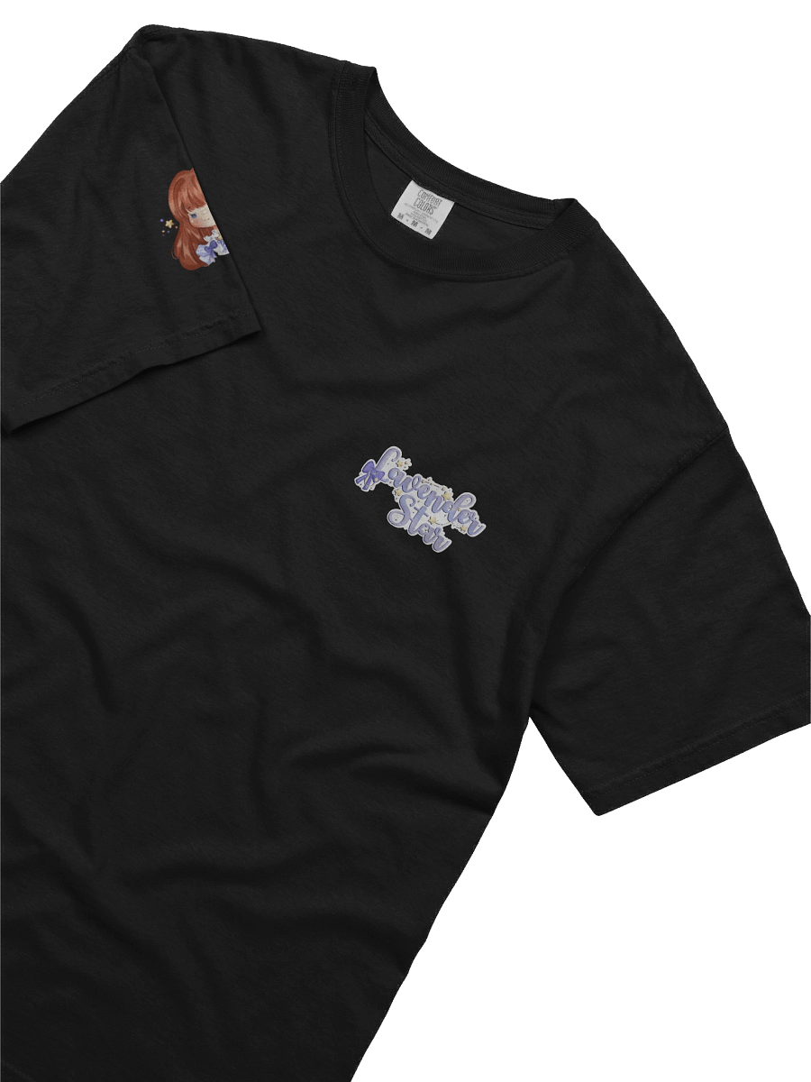 Lavender Star T-Shirt in Black product image (4)
