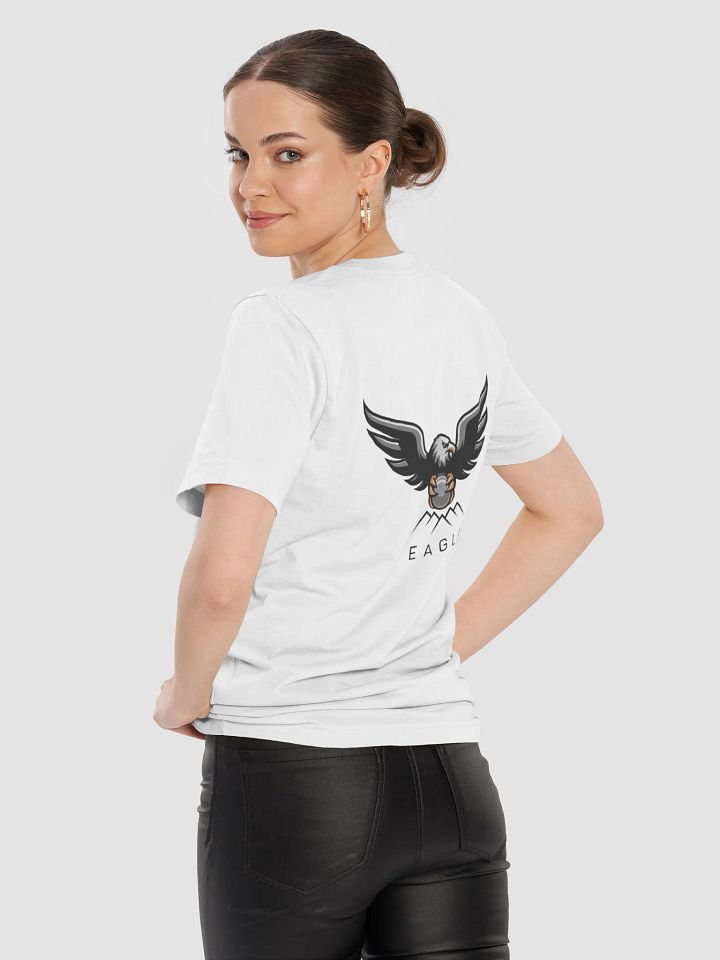 Eagle Brand Unisex T-Shirt - Stylized Eagle and Mountains Design product image (2)