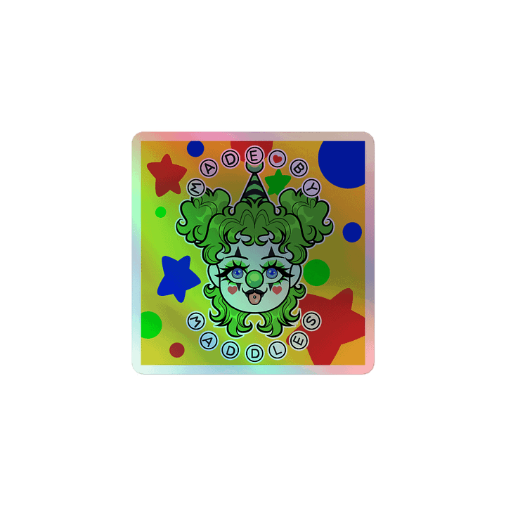 Made by Maddles Logo Holographic Sticker product image (1)