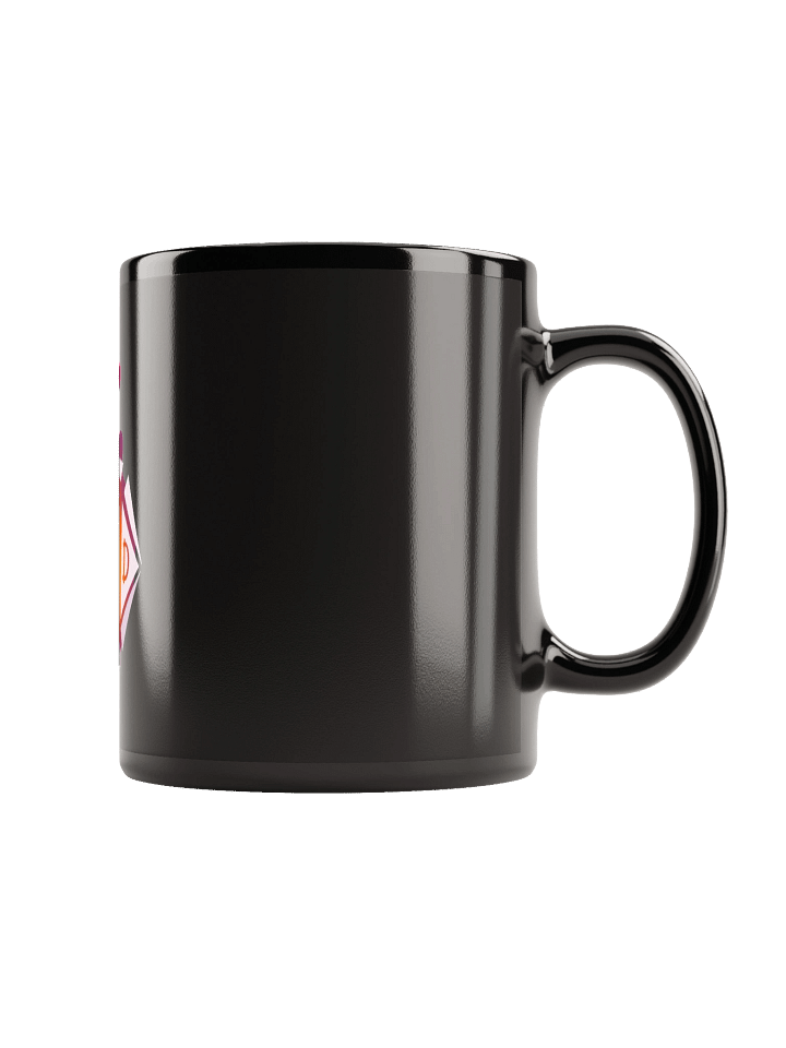 Tasse noir logo DCDD en couleur product image (1)